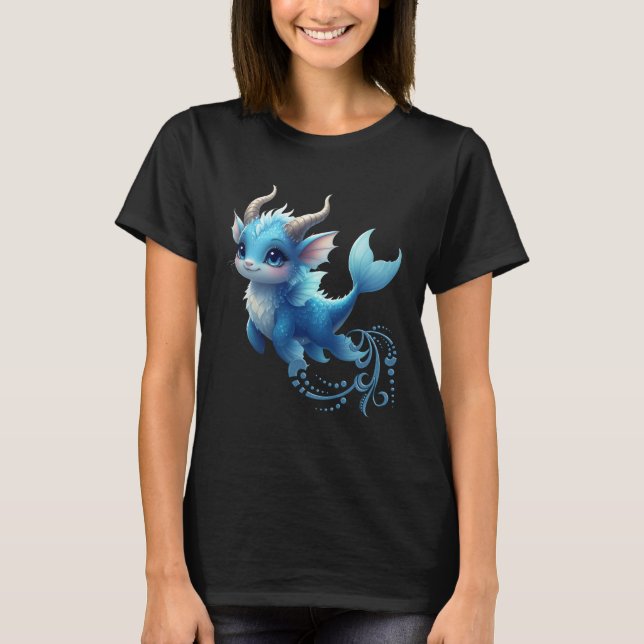 Camiseta Aqualumi – Keeper of Coral Dreams.  (Anverso)