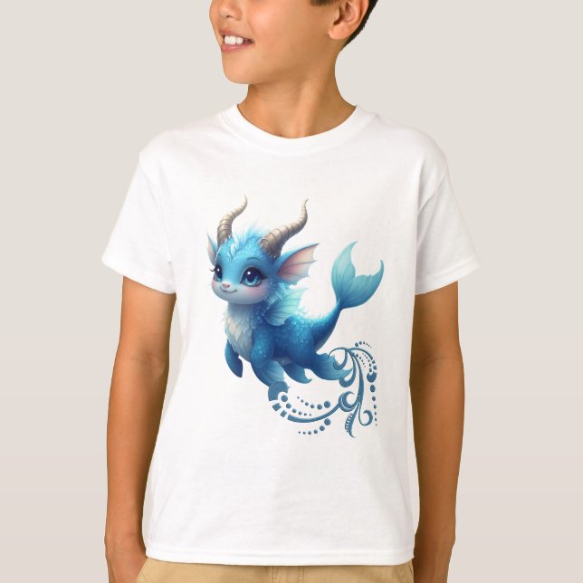 Camiseta Aqualumi – Keeper of Coral Dreams.  (Anverso)