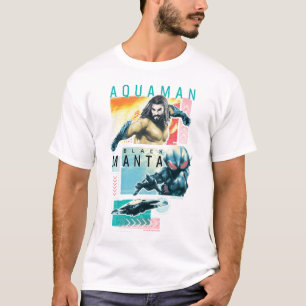 Camiseta Aquaman Acuamán modernista y gráfico de Manta ne