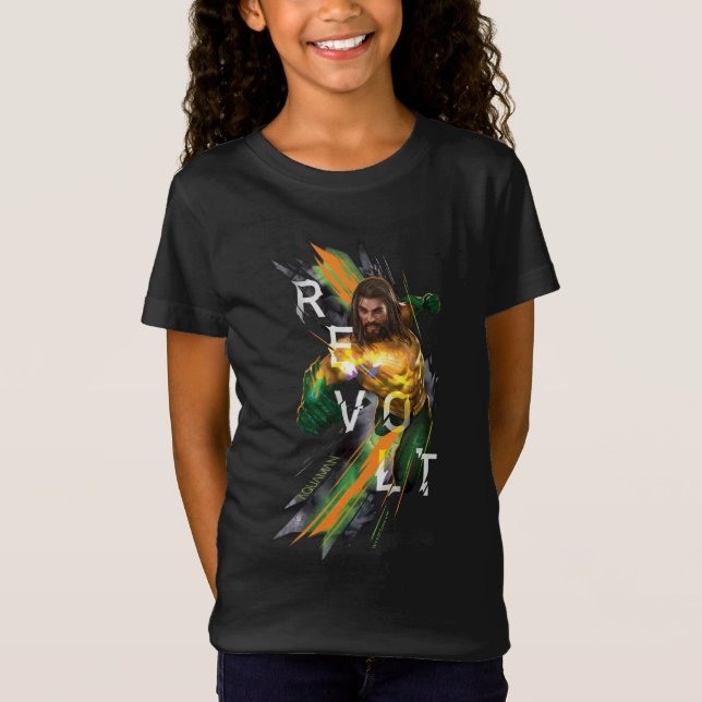 Camiseta Aquaman | Aquaman "Revolt" Refracted Graphic (Anverso)