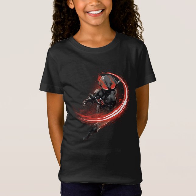 Camiseta Aquaman | Black Manta Red Swipe Graphic (Anverso)