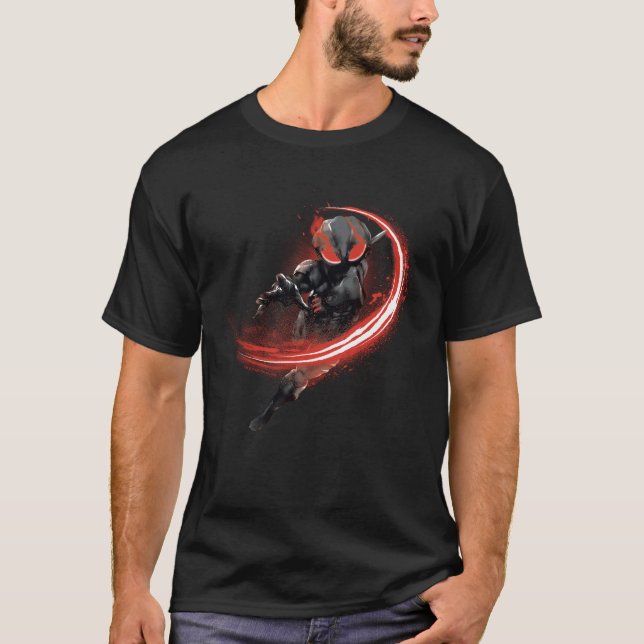 Camiseta Aquaman | Black Manta Red Swipe Graphic (Anverso)