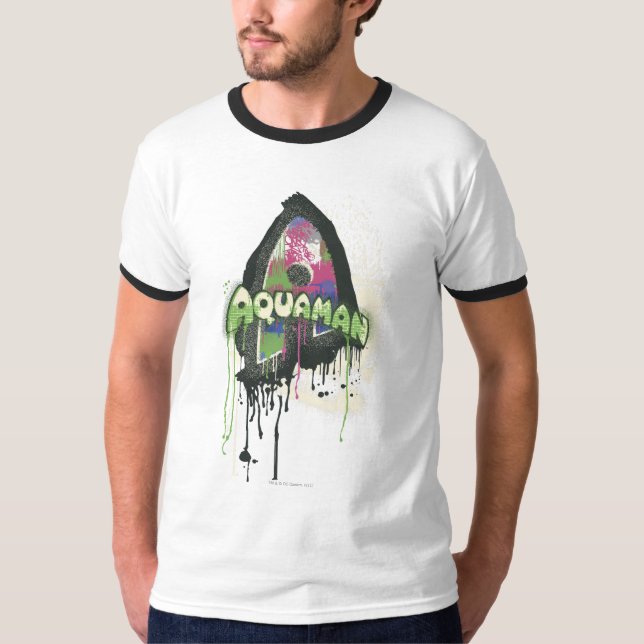 Camiseta Aquaman - Carta de inocencia torcida (Anverso)