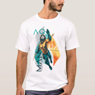 Camiseta Aquaman   Collage modernista de Aquaman