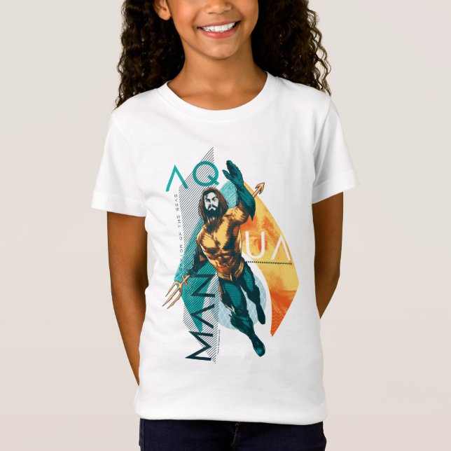 Camiseta Aquaman | Collage modernista de Aquaman (Anverso)