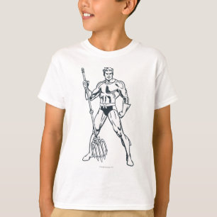 Camiseta Aquaman con horquilla de cocina