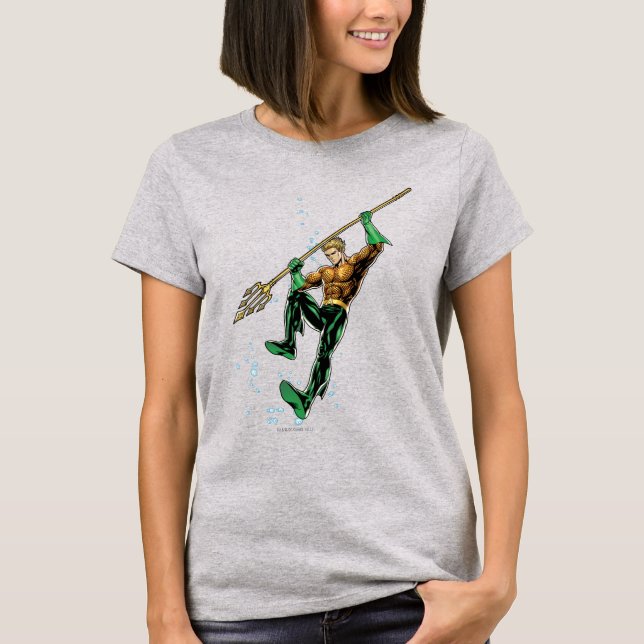 Camiseta Aquaman con Spear (Anverso)