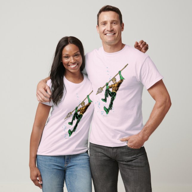 Camiseta Aquaman con Spear (Unisexo)
