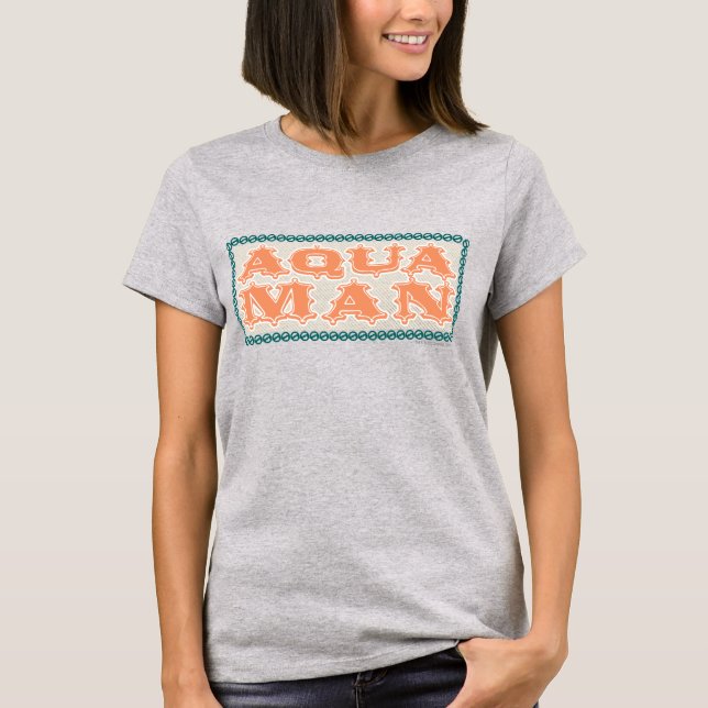 Camiseta ¡Aquaman es el Showtime! Cartas (Anverso)