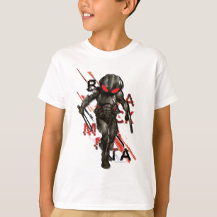 Camiseta Aquaman   Gráfico de tipografía dispersa de mant