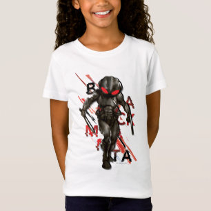 Camiseta Aquaman   Gráfico de tipografía dispersa de manta