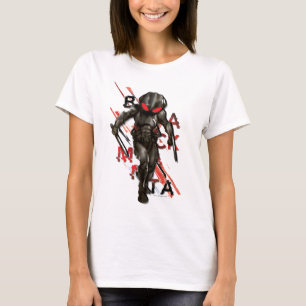 Camiseta Aquaman   Gráfico de tipografía dispersa de manta 