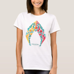 Camiseta Aquaman Logo De Aquaman Y Mera