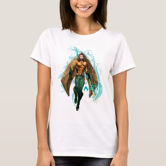 Camiseta Aquaman | Logo De Prince Orin Con Aquaman (Anverso)