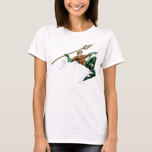 Camiseta Aquaman Lunging con voz (Anverso)