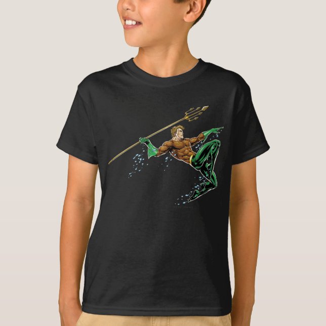 Camiseta Aquaman Lunging con voz (Anverso)