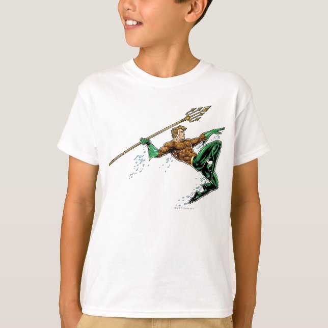 Camiseta Aquaman Lunging con voz (Anverso)