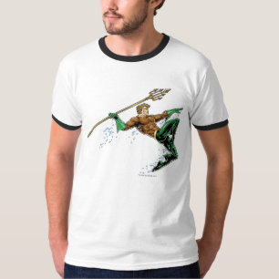 Camiseta Aquaman Lunging con voz