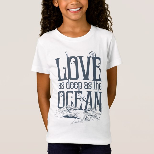 Camiseta Aquaman & Mera - Amor Tan Profundo Como El Océano (Anverso)
