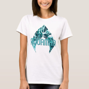 Camiseta Aquaman   Orin, Mera, Orm Y Manta Negra En Símbol