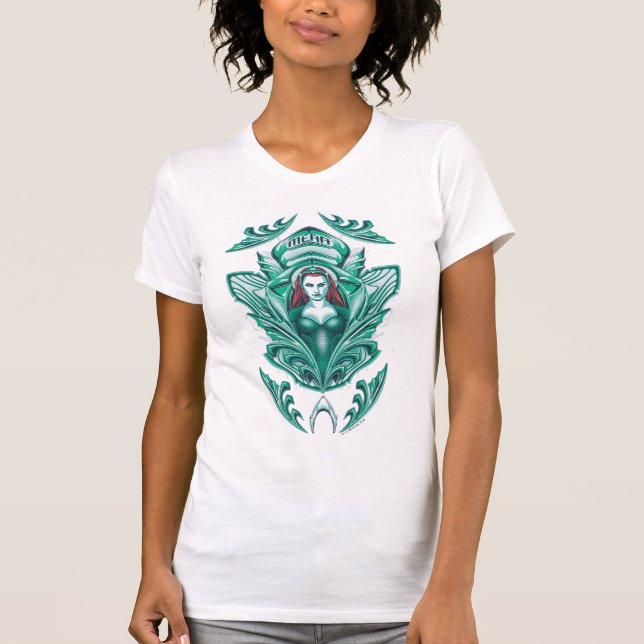 Camiseta Aquaman | Ornate Mera Graphic (Anverso)