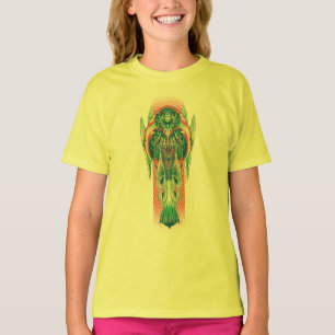 Camiseta Aquaman Queen Fisherman Art Nouveau Panel