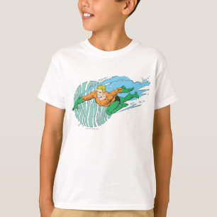 Camiseta Aquaman salta a la izquierda