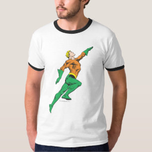 Camiseta Aquaman salta arriba