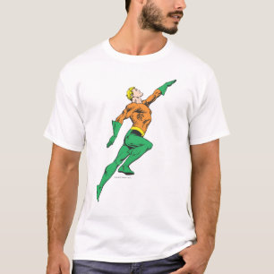 Camiseta Aquaman salta arriba