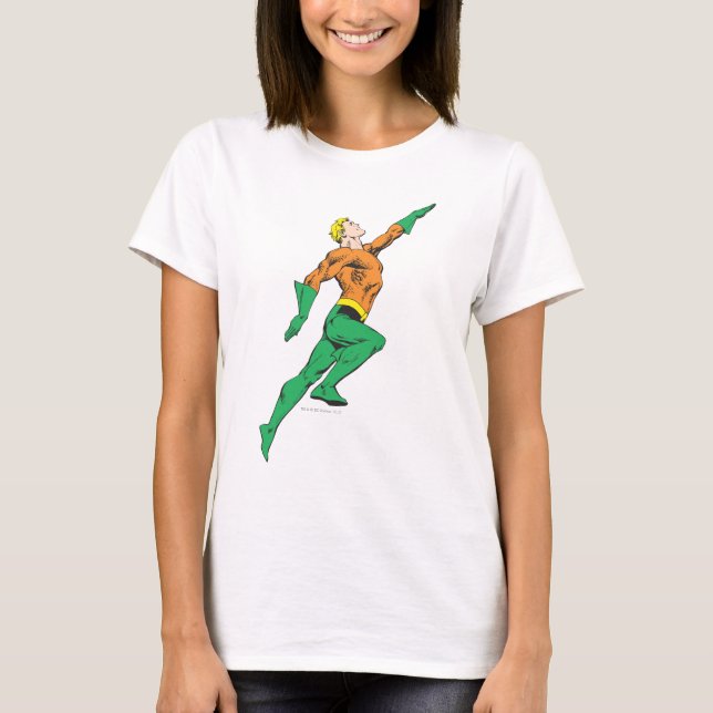 Camiseta Aquaman salta arriba (Anverso)
