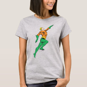 Camiseta Aquaman salta arriba