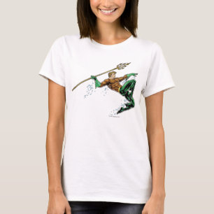 Camiseta Aquaman se muerde con el Spear