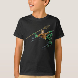 Camiseta Aquaman se muerde con el Spear