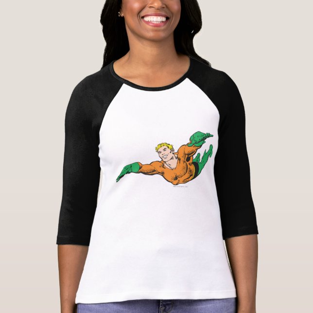 Camiseta Aquaman Soars (Anverso)