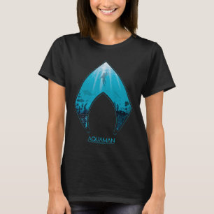 Camiseta Aquaman Ver A Través De La Grafía Oceánica Co