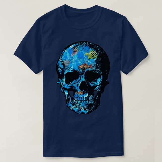 Camiseta Aquariskull V2 (Diseño del anverso)