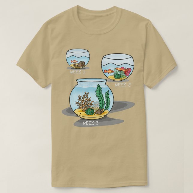 Camiseta Aquarium Aquaristik Fische Liebhaber Geschenkidee (Diseño del anverso)