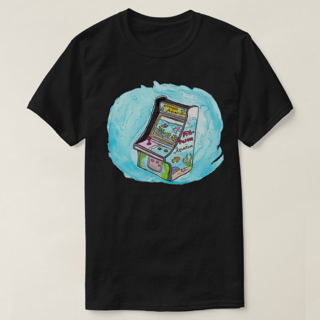 Camiseta Aquarium Arcade Machine (Diseño del anverso)