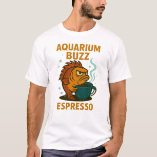 Camiseta Aquarium Buzz Espresso Fish Angry