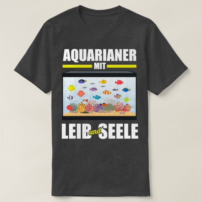 Camiseta Aquarium Fish Farmer Aquarist Gift (Diseño del anverso)