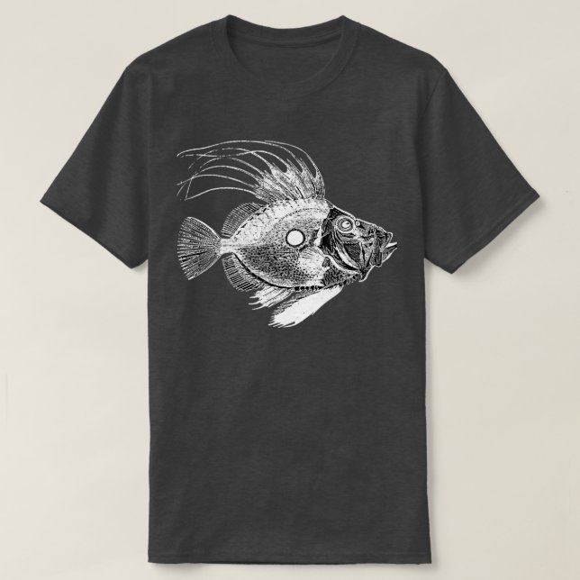 Camiseta Aquarium Fish Vintage (Diseño del anverso)