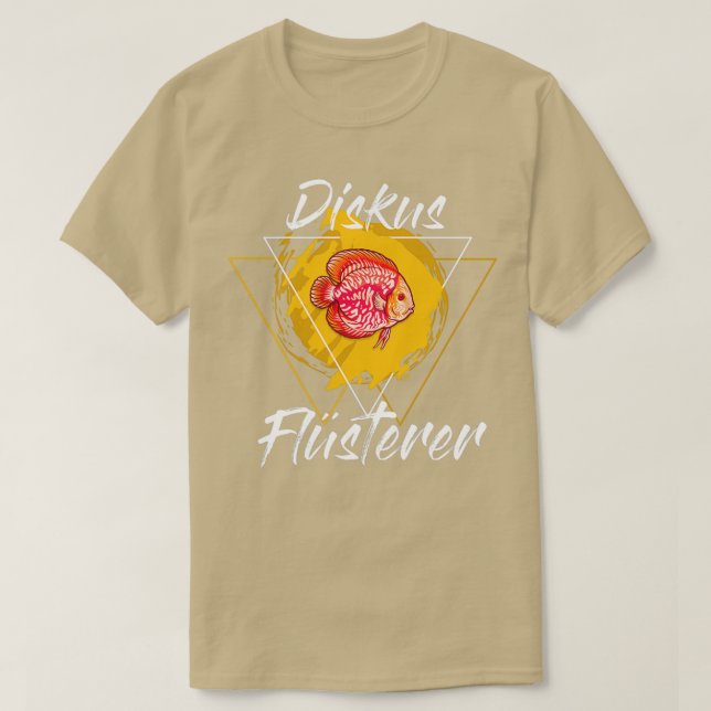 Camiseta Aquarium Flsterer Funny Discus Aquarist Cichl (Diseño del anverso)