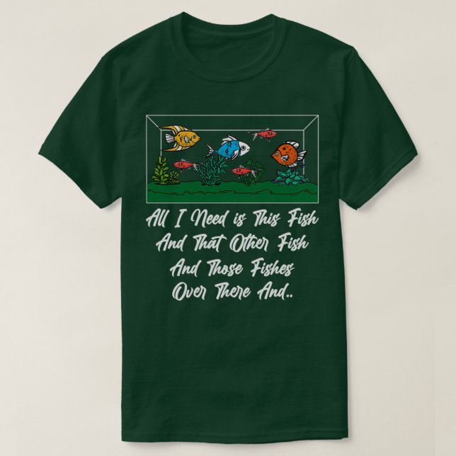 Camiseta Aquarium Lover Classic TShirt (Diseño del anverso)