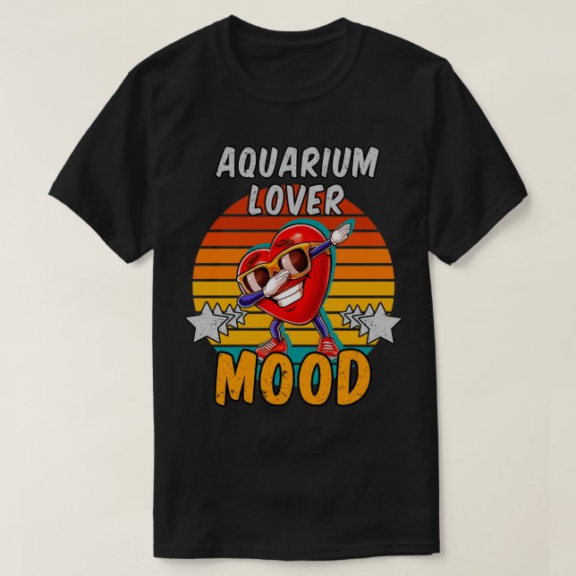 Camiseta Aquarium Lover Mood Dabbing (Diseño del anverso)
