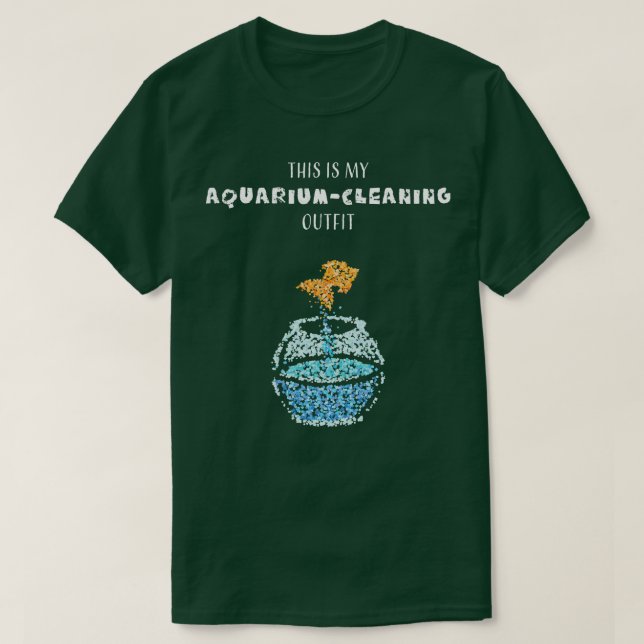 Camiseta Aquarium Water Change Fish Lovers (Diseño del anverso)