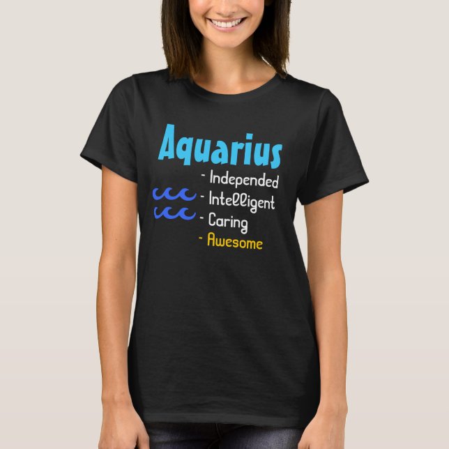 Camiseta Aquarius (Anverso)