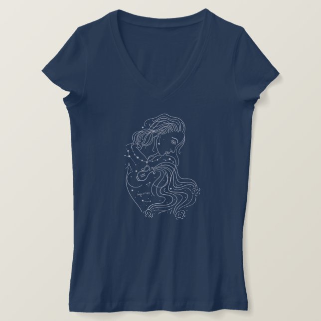 Camiseta Aquarius (Anverso del diseño)