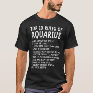 Camiseta Aquarius Astrology lindo Aquarius zodia 1