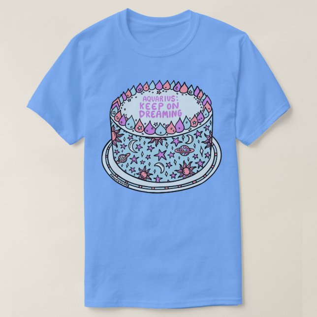 Camiseta Aquarius Cake (Diseño del anverso)