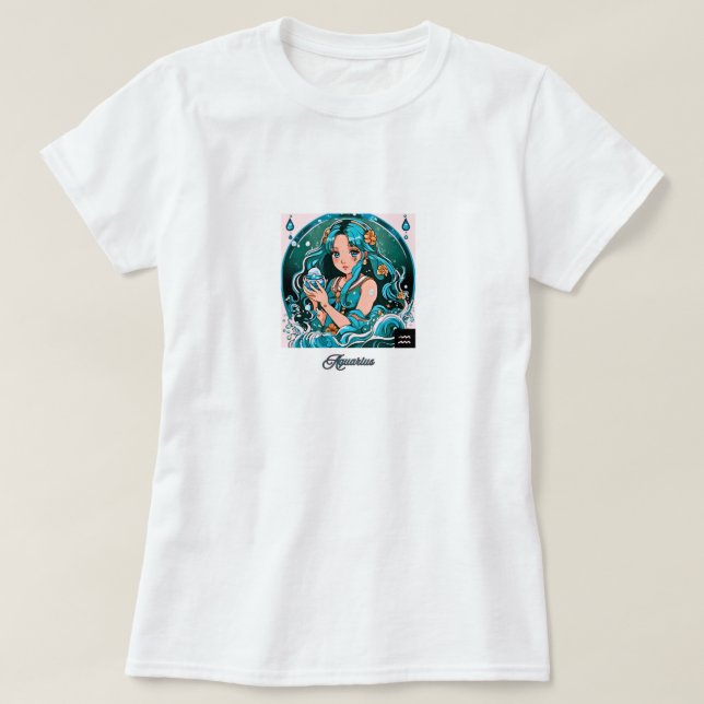 Camiseta Aquarius Chica (Diseño del anverso)